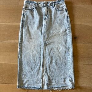 GAP women’s maxi denim straight skirt size 8